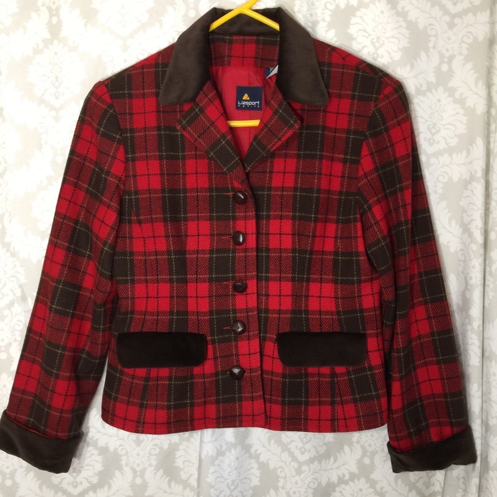 🎁HP🎁Vintage LizSport blazer 6P - Picture 6 of 8